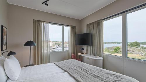 Una cama o camas en una habitación de Scandic Karlskrona