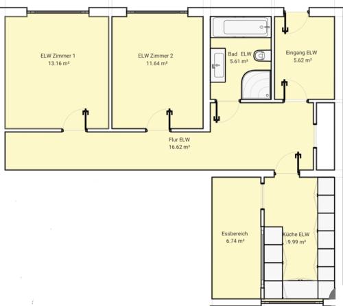 De plattegrond van ausZEITlarn - Apartment
