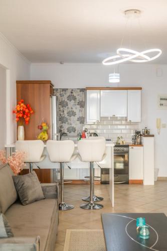 Cuisine ou kitchenette dans l'établissement Sunset Waves