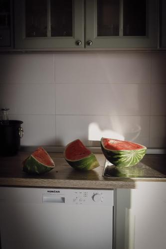 Dapur atau dapur kecil di Holiday house - Anima
