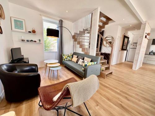 Maison T5 rénovée à Quiberon, 4 chambres, jardin, proche plage, classée 2 étoiles - FR-1-478-205