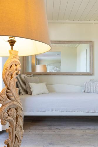 Χώρος καθιστικού στο Hotel Schlossblick Chiemsee