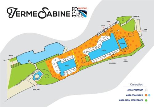 a detailed site plan of the centennial palace at La casa di Belle in Castelchiodato