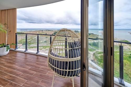 Balkoni atau teres di Birkin International Hotel
