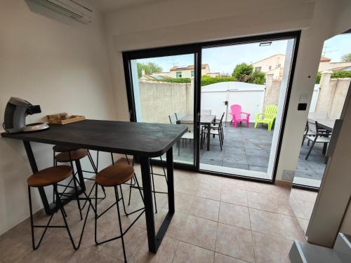 Maison classé 3 étoiles Pérols avec terrasse et clim