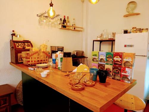 Η κουζίνα ή μικρή κουζίνα στο B&B Una Habitación Propia