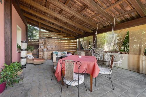 Sân trong/khu vực ngoài trời tại Cascina Manzo