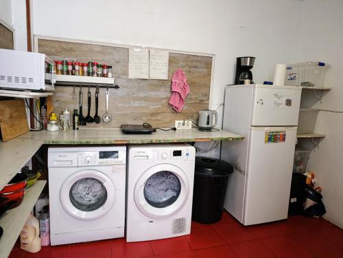 Kuchyň nebo kuchyňský kout v ubytování B&B Una Habitación Propia