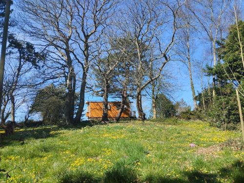 Zahrada ubytování Roulotte avec vue sur la mer, proche d'Etretat