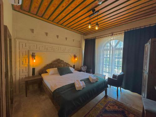 Katil atau katil-katil dalam bilik di Gemosa Cappadocia Hotel