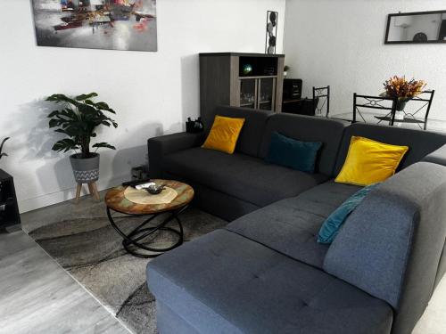 Ruang duduk di Appartement T2 Le galant vert