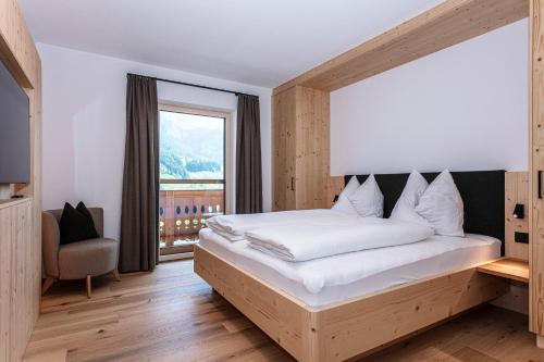 Postel nebo postele na pokoji v ubytování Der Pfindlhof