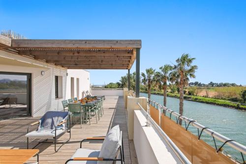 Palmira appart de standing en duplex avec jacuzzi à 2 mn de la mer