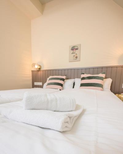 Cama o camas de una habitación en Palais Palffy Suits