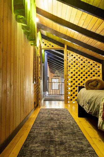 Postel nebo postele na pokoji v ubytování La Casona de Los Santos