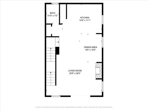 a floor plan of a house at Elkhorn Townhome 1939 in Ouray