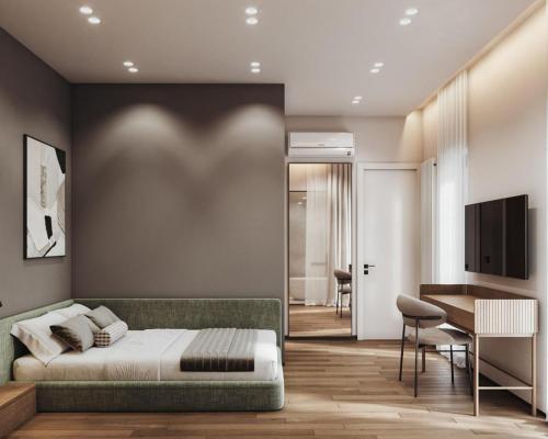 Μια τηλεόραση ή/και κέντρο ψυχαγωγίας στο 3 room appartment on Tumanyan street
