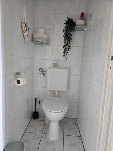 Koupelna v ubytování Stads appartement