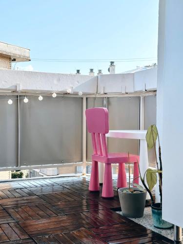 Un balcón o terraza de Apartman Lorka