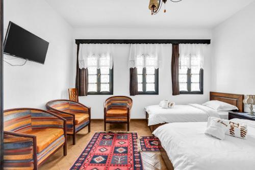 Postel nebo postele na pokoji v ubytování Villa ELMAR