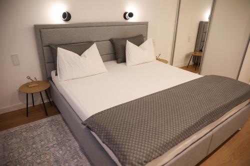 Ένα ή περισσότερα κρεβάτια σε δωμάτιο στο Apartman Nikola