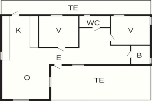 Κάτοψη του 4 person holiday home in GUSUM-By Traum