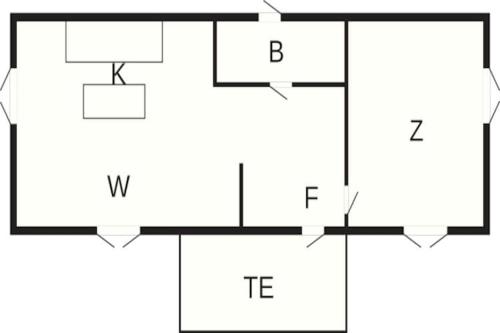 an illustration of a block diagram of a house at 3 person holiday home in TROSA-By Traum in Trosa