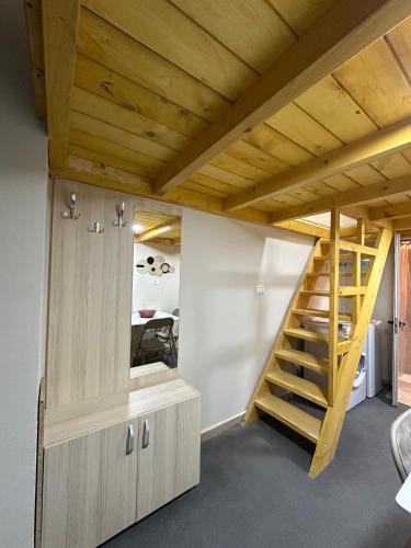 Krevet ili kreveti u jedinici u okviru objekta Mini-Studio Tirana