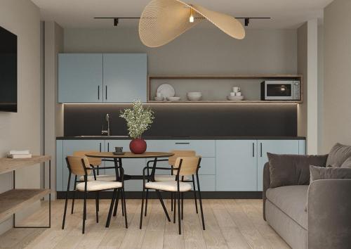 Kuchyň nebo kuchyňský kout v ubytování Vila Gaja