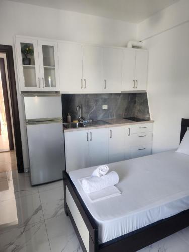 Dapur atau dapur kecil di Apartament Luani