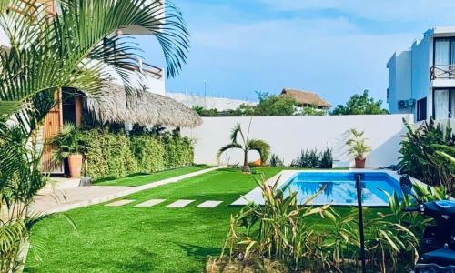 Penthouse Ocean view- 2Rooms & private poolの敷地内または近くにあるプール
