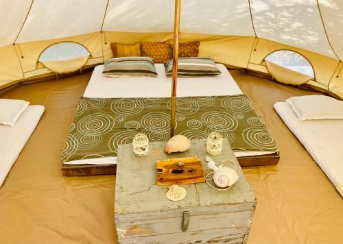Una cama o camas en una habitación de Glamping Montenegro