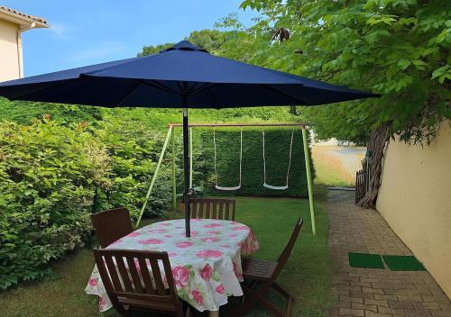 Agréable appartement avec jardin entre plage et forêt