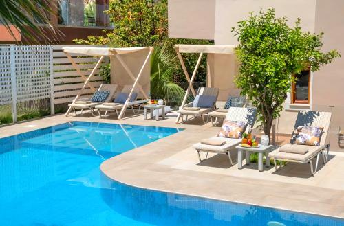 Kolam renang di atau dekat dengan Island Villa Heated Pool