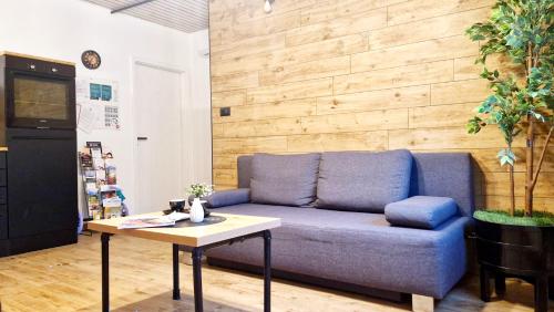 Ruang duduk di The Apartment - Ljubljana