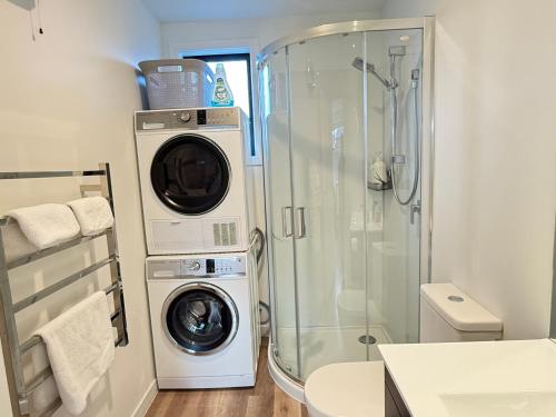 Koupelna v ubytování Hanleys Farm Hidden Gem