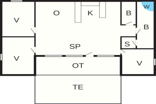 a block diagram of four boxes with different prefixes at 8 person holiday home in Dannemare-By Traum in Dannemare