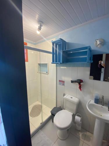 Koupelna v ubytování Casa inteira Ilha Grande