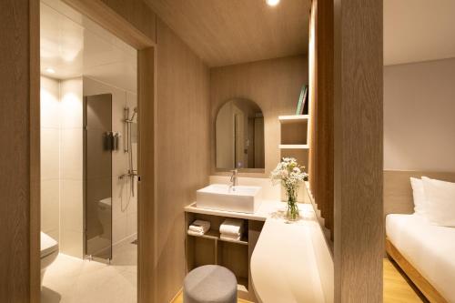 Ένα μπάνιο στο Ulsan Mugeo E'ser Hotel