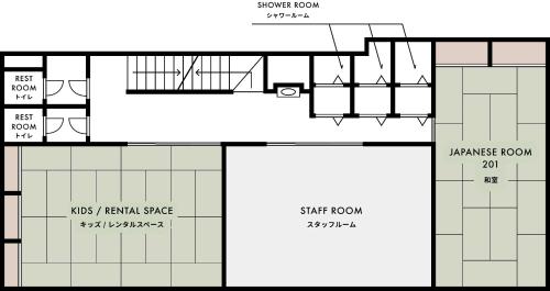 Plano de あざみ庵 Assobo 南紀白浜