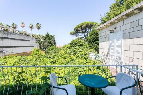 Κήπος έξω από το Guest House Zec - Double or Twin Room with Balcony and Sea View-2