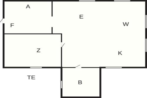 Κάτοψη του 4 person holiday home in ULLARED