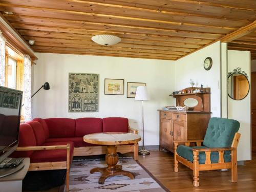 Posezení v ubytování 4 star holiday home in SÅGMYRA