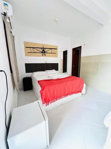 Cama o camas de una habitación en Hotel Pinto Martins