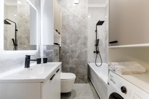 Koupelna v ubytování ЖК Respublica