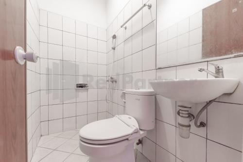 Koupelna v ubytování Wisma Green Maribaya Lembang