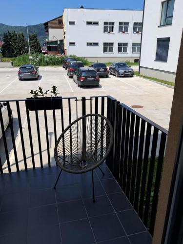 Balkón nebo terasa v ubytování Apartmán u Teuška