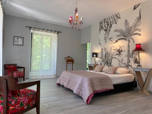 Llit o llits en una habitació de L'Hacienda