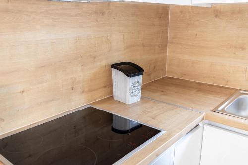 Η κουζίνα ή μικρή κουζίνα στο Apartman Zagreb-Mare
