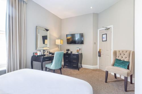 Katil atau katil-katil dalam bilik di The Swan Hotel, Wells, Somerset - The Coaching Inn Group